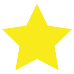 Demi étoile jaune
